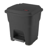 Vileda Abfalleimer Hera mit Pedal, 35 Liter 35 l, 39 x 39 x 44 cm, Schwarz