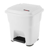 Vileda Abfalleimer Hera mit Pedal, 35 Liter 35 l, 39 x 39 x 44 cm, Weiß
