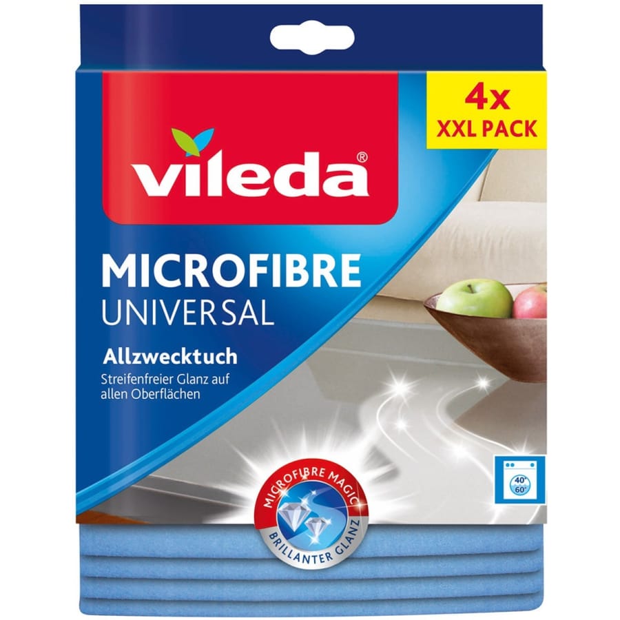 Vileda Geruchsstop Microfaser Allzwecktuch Karton (10 Packungen)