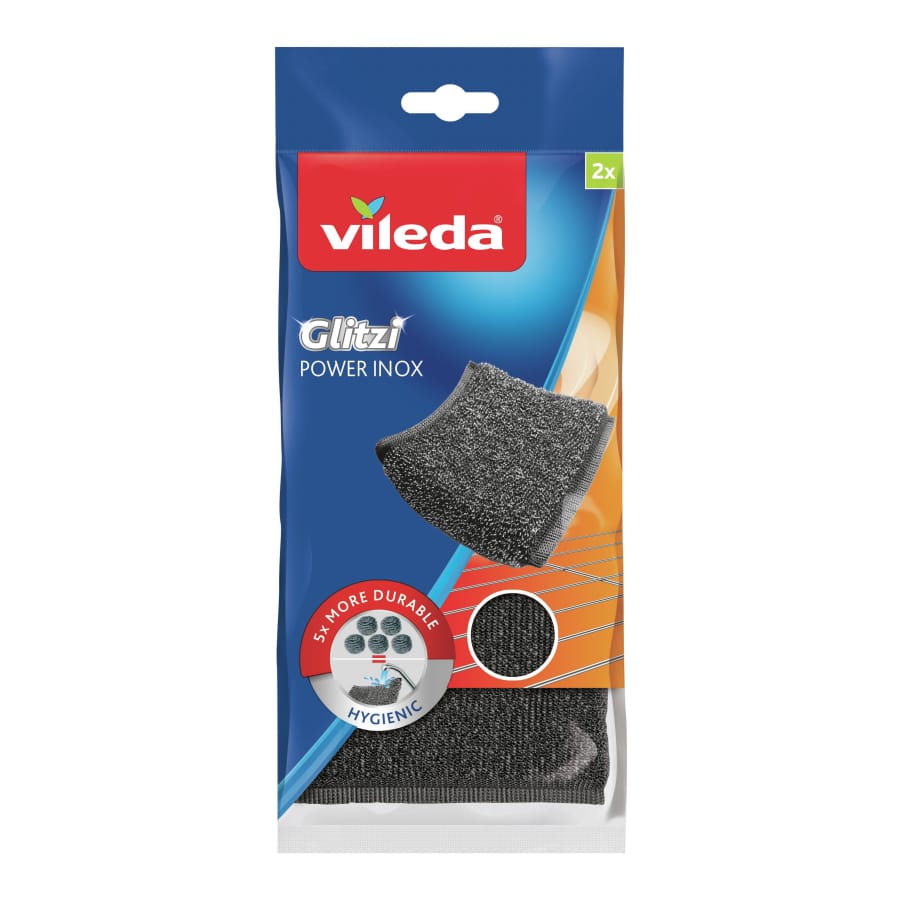 Vileda Glitzi Power Inox Stahlschwamm