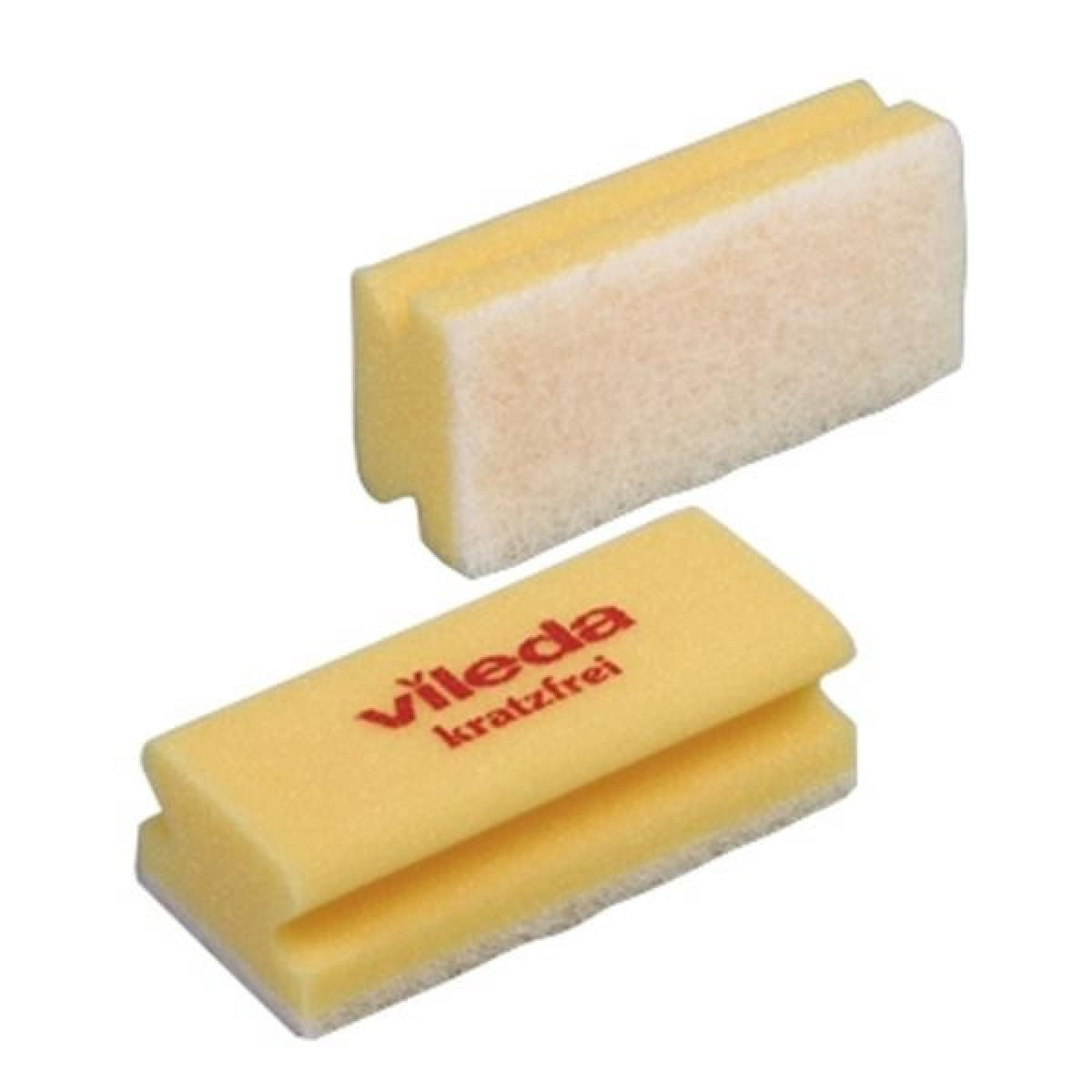 Vileda Professional Padschwamm Non-Scratch 1 Packung (10 Stück), Gelb