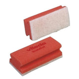 Vileda Professional Padschwamm Non-Scratch 1 Packung (10 Stück), Rot