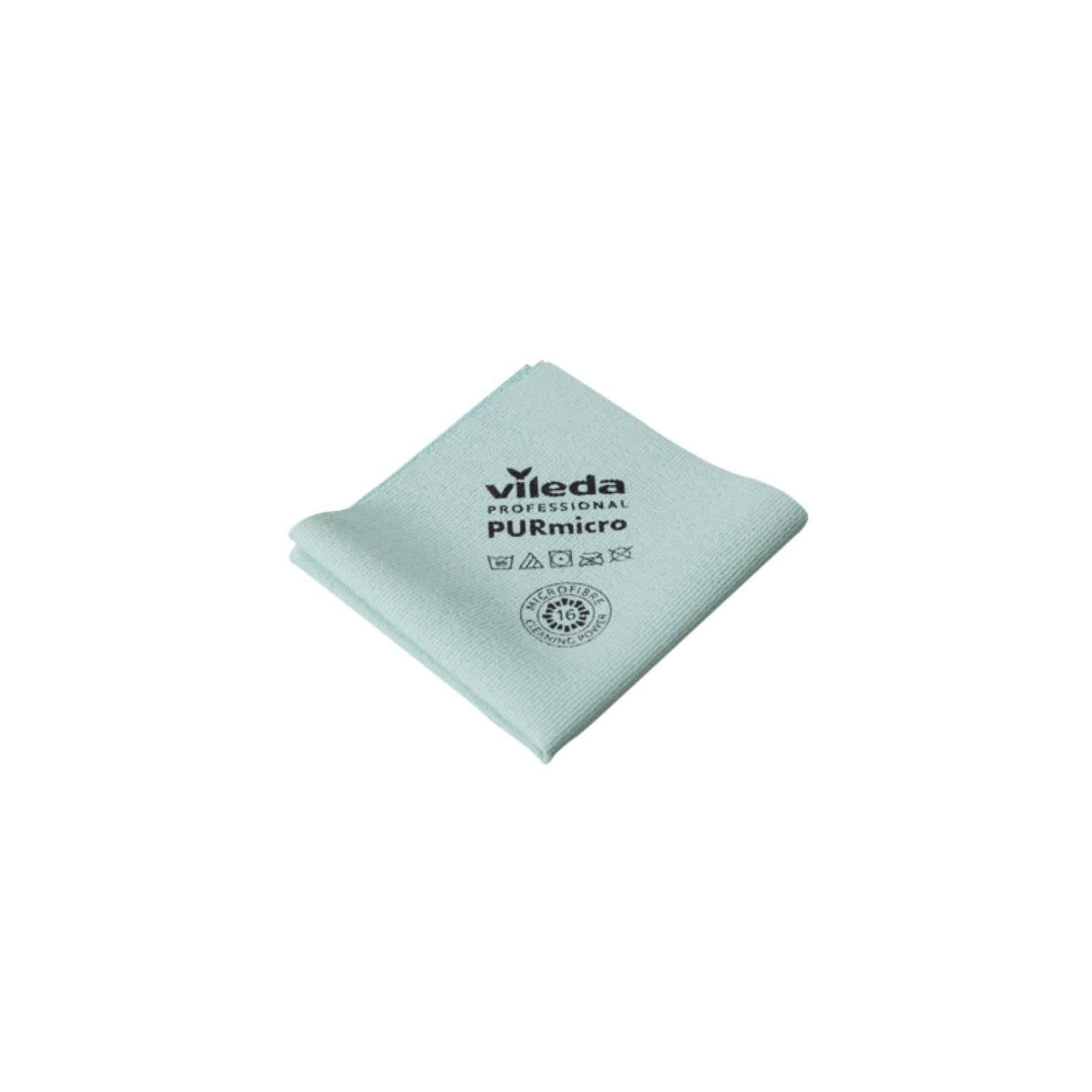 Vileda Professional PURmicro Active, beschichtetes Microfasertuch Grün