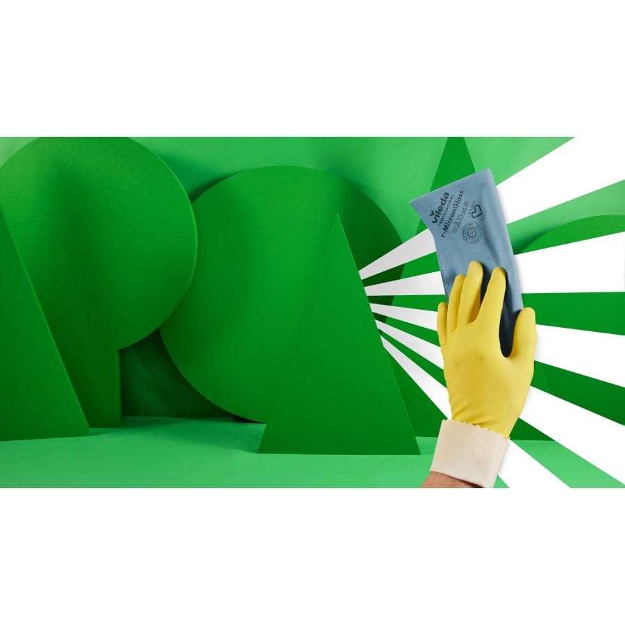Vileda Professional r-MicronGlass Glastuch, 40 x 50 cm