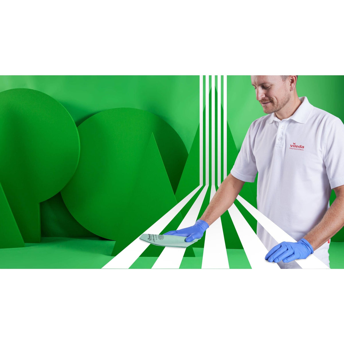 Vileda Professional r-MicronQuick Microfasertuch, 38 x 40 cm