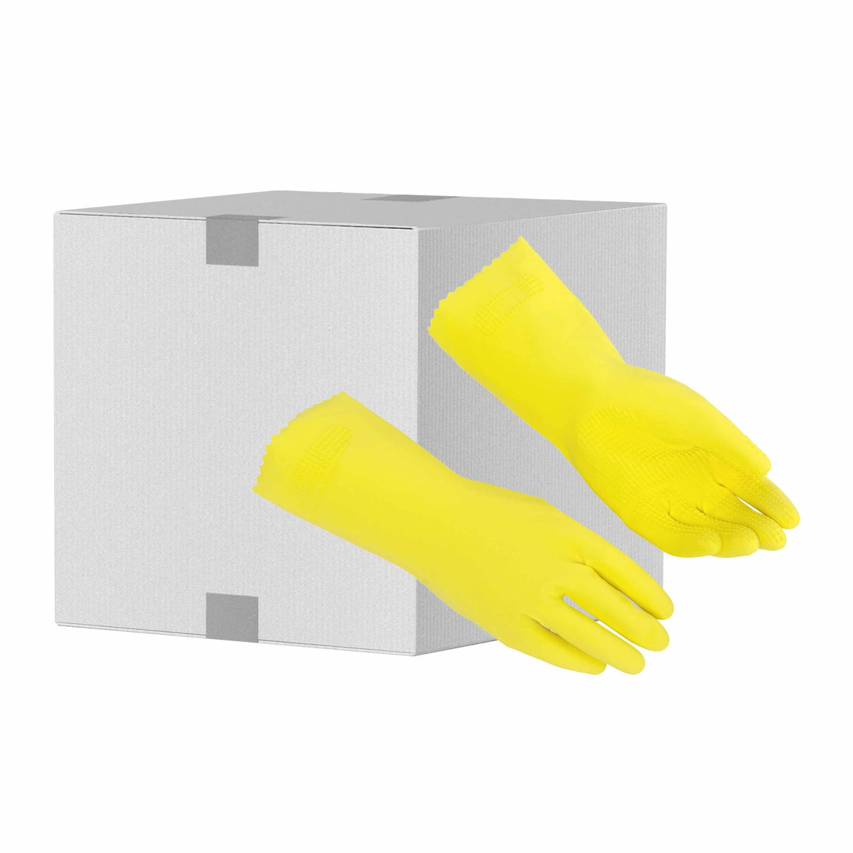 Vileda Professional SafeGrip Latexhandschuhe, gelb 1 Karton, 50 Paar, m 8 5