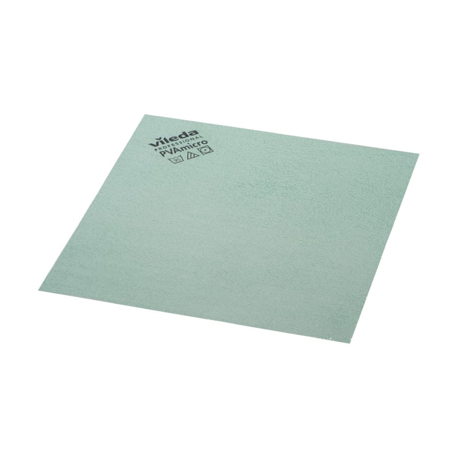 Vileda PVAmicro Mikrofasertuch 38x35 cm – PVA-beschichtet - 5er Pack Grün
