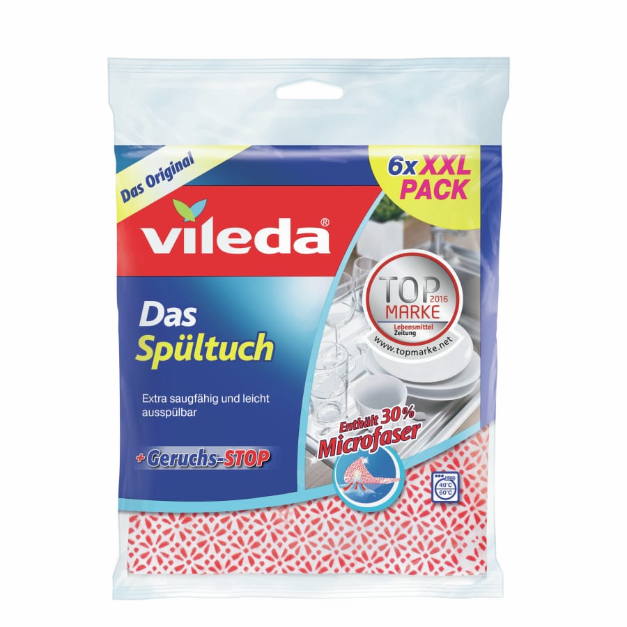 Vileda Spültuch +50% Microfaser 36 stück