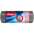 Vileda SUPER+ Müllbeutel, 20 Liter, mit Zugband 1 Rolle = 15 Beutel