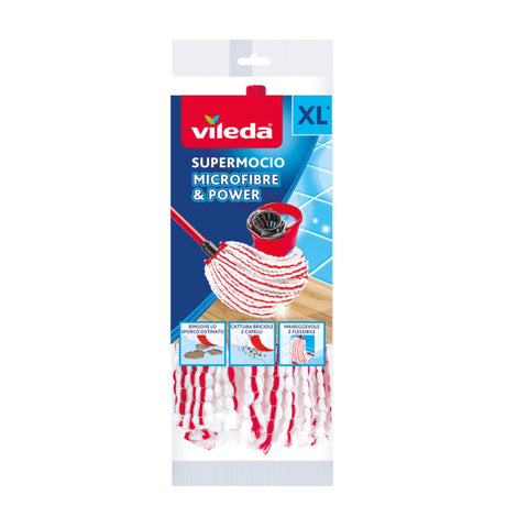 Vileda SuperMocio Microfibre & Power Wischmop Ersatzkopf