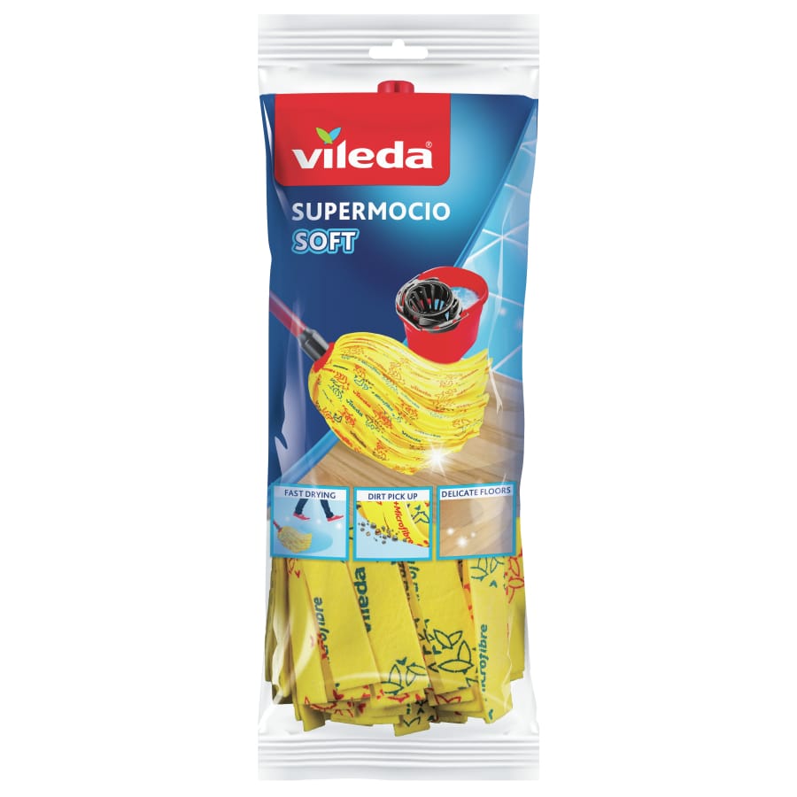 Vileda SuperMocio Soft Wischmop Ersatzkopf 1 stück