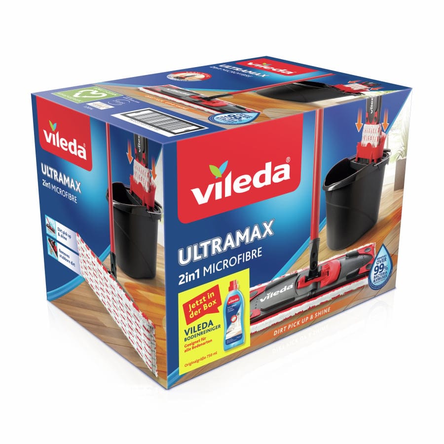 Vileda UltraMax 2in1 Box inkl. Bodenreiniger-Set