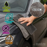 Wassermagnet Auto Trockentuch, 1200g/m2, fusselfrei, extrem saugstark, perfekt für Fahrzeugtrocknung.