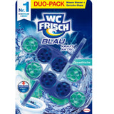 WC Frisch Kraft-Aktiv WC-Duftspüler Blau, Ozeanfrische 1 Packung (2 Stück)
