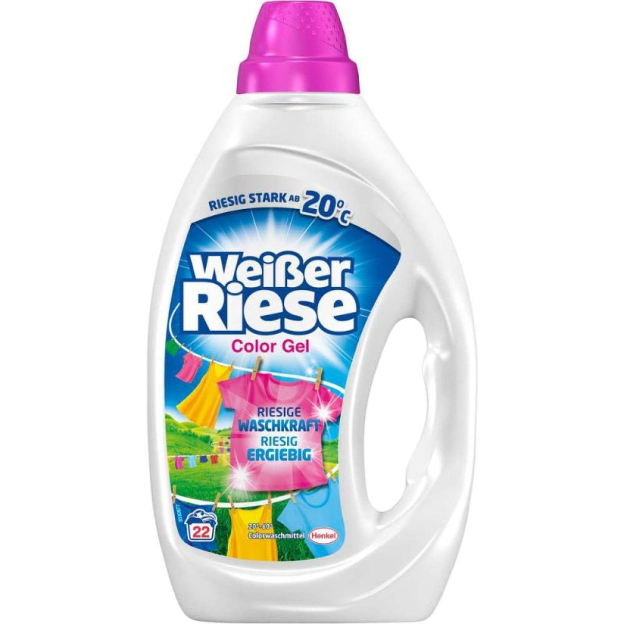 Weißer Riese Color Gel flüssig Waschmittel