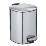 WENKO Abfalleimer Alassio Edelstahl, 5 Liter glänzend