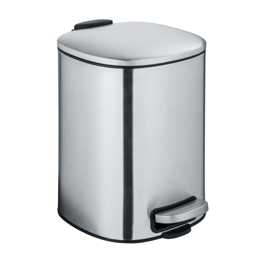 WENKO Abfalleimer Alassio Edelstahl, 5 Liter matt
