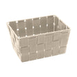 WENKO Adria Aufbewahrungskorb Mini, beige, 19 x 9 x 14 cm