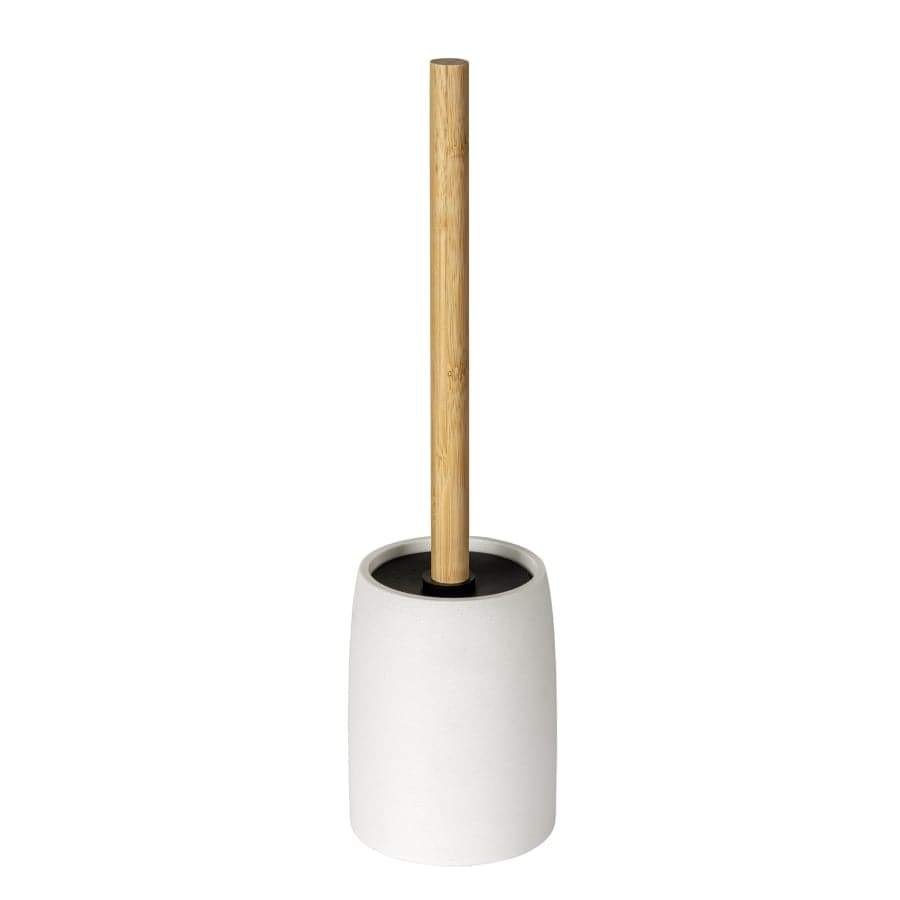 WENKO Altavalle WC-Garnitur Polyresin und Bambus