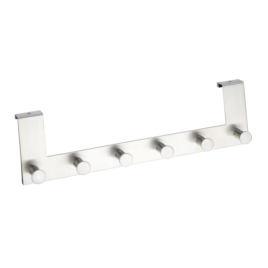 WENKO Celano Türgarderobe Edelstahl mit 6 Haken