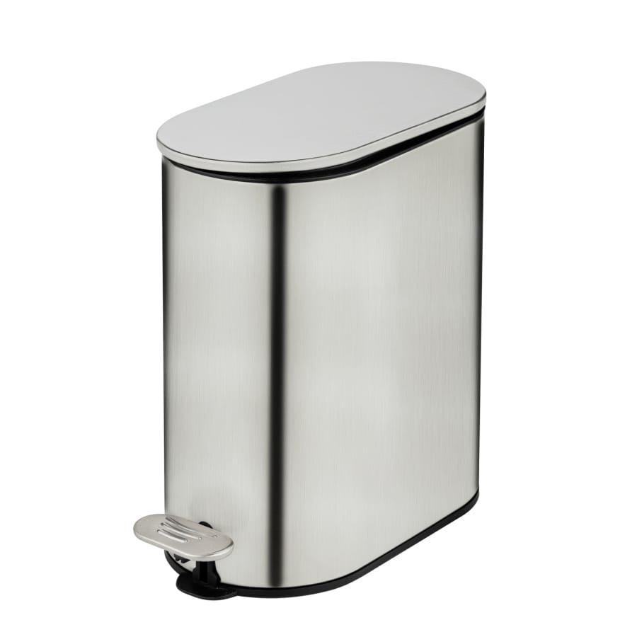 WENKO Collungo Kosmetikeimer mit Easy-Close, 5 Liter satiniert