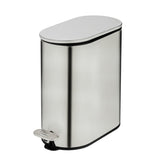 WENKO Collungo Kosmetikeimer mit Easy-Close, 5 Liter satiniert