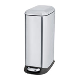 WENKO Design Treteimer 20 Liter, Edelstahl mit Easy-Close satiniert