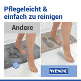 WENKO Diatomit Badematte, 60 x 39 cm, rutschsicher