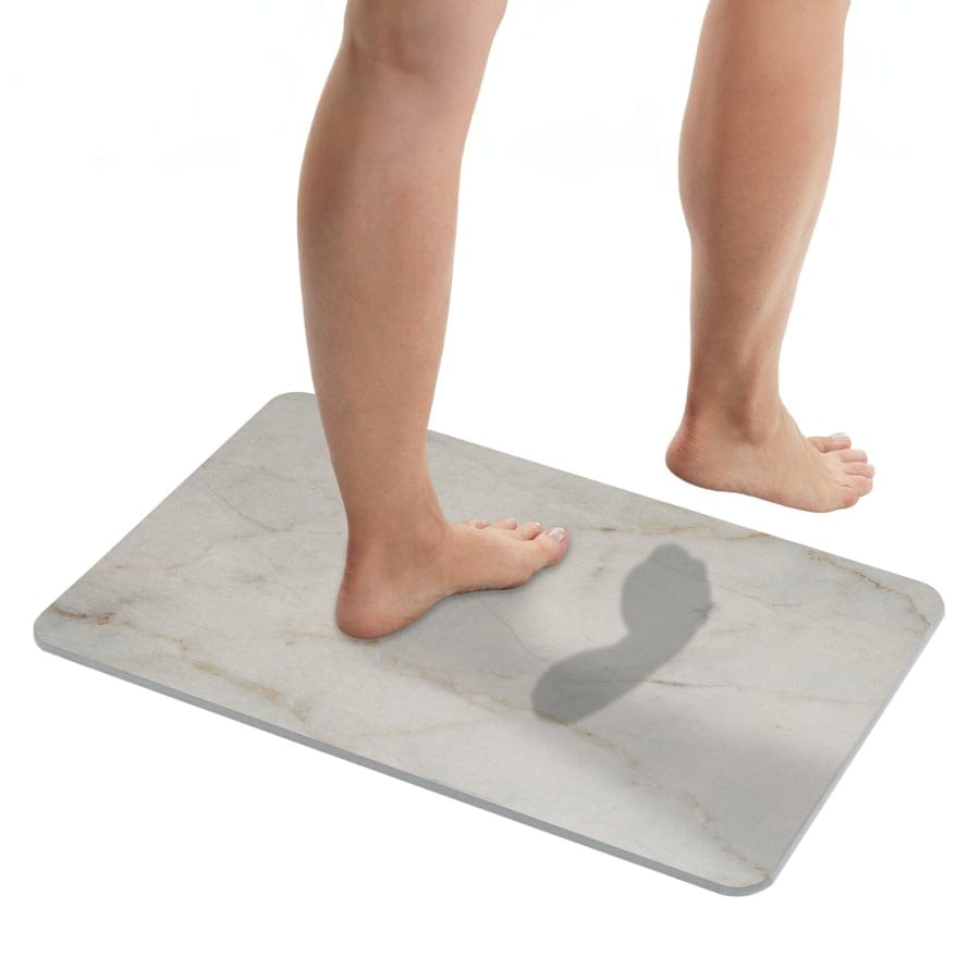 WENKO Diatomit Badematte, 60 x 39 cm, rutschsicher Itamos