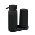 WENKO Easy Squeez-e Spülstation 2in1, 250 ml, schwarz