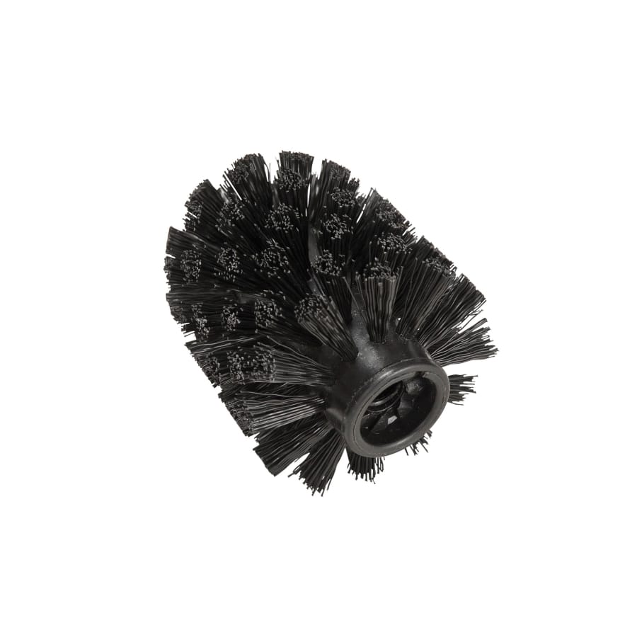 WENKO Ersatzbürstenkopf für Toilettenbürsten, Ø 8 cm, schwarz 1 Stück
