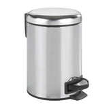 WENKO Kosmetik Treteimer Leman, 3 Liter Edelstahl glänzend