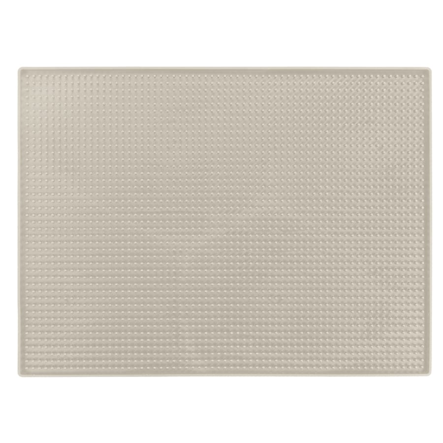WENKO Maxi Abtropfmatte mit Noppenstruktur, 40 x 30 cm beige