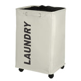WENKO Quadro Wäschesammler, 79 Liter beige