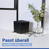 WENKO Raumentfeuchter Cube, schwarz