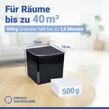 WENKO Raumentfeuchter Cube, schwarz