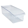 WENKO Schrank-Organizer Aufbewahrungsbox transparent Größe M, 15 x 11 x 37 cm