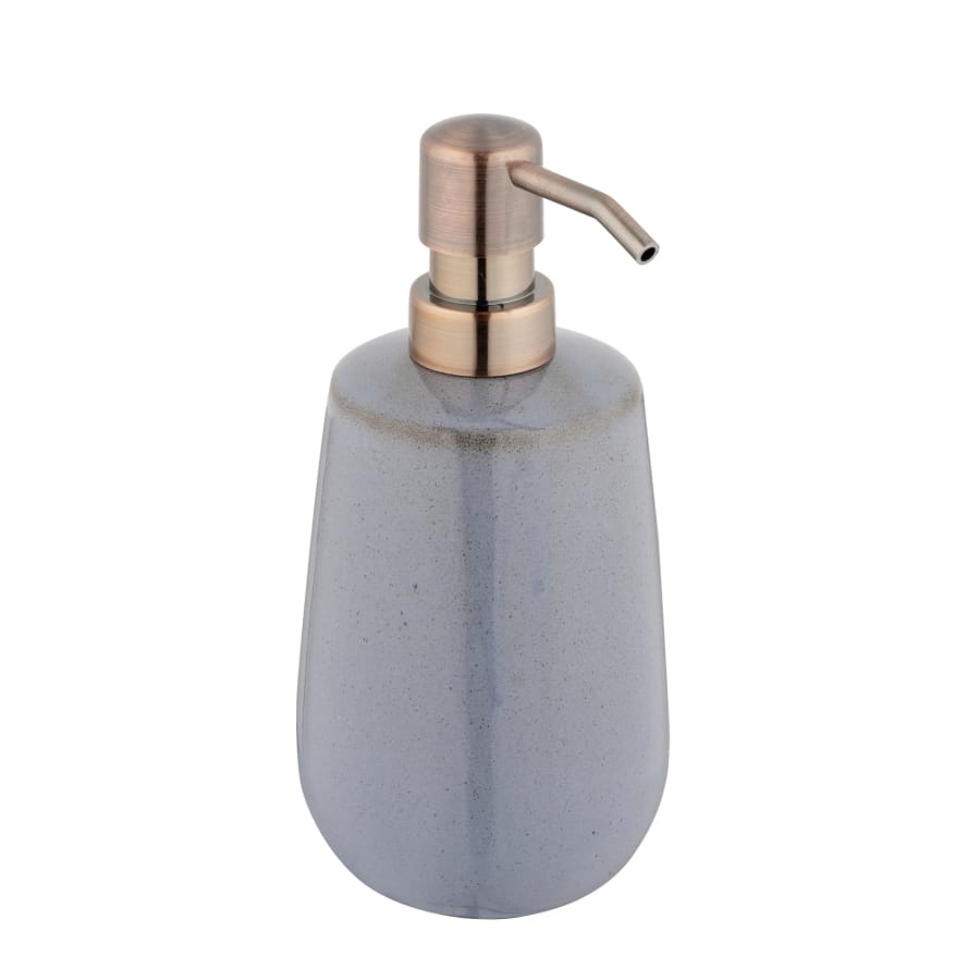 WENKO Sirmione Seifenspender Keramik, 430 ml grau