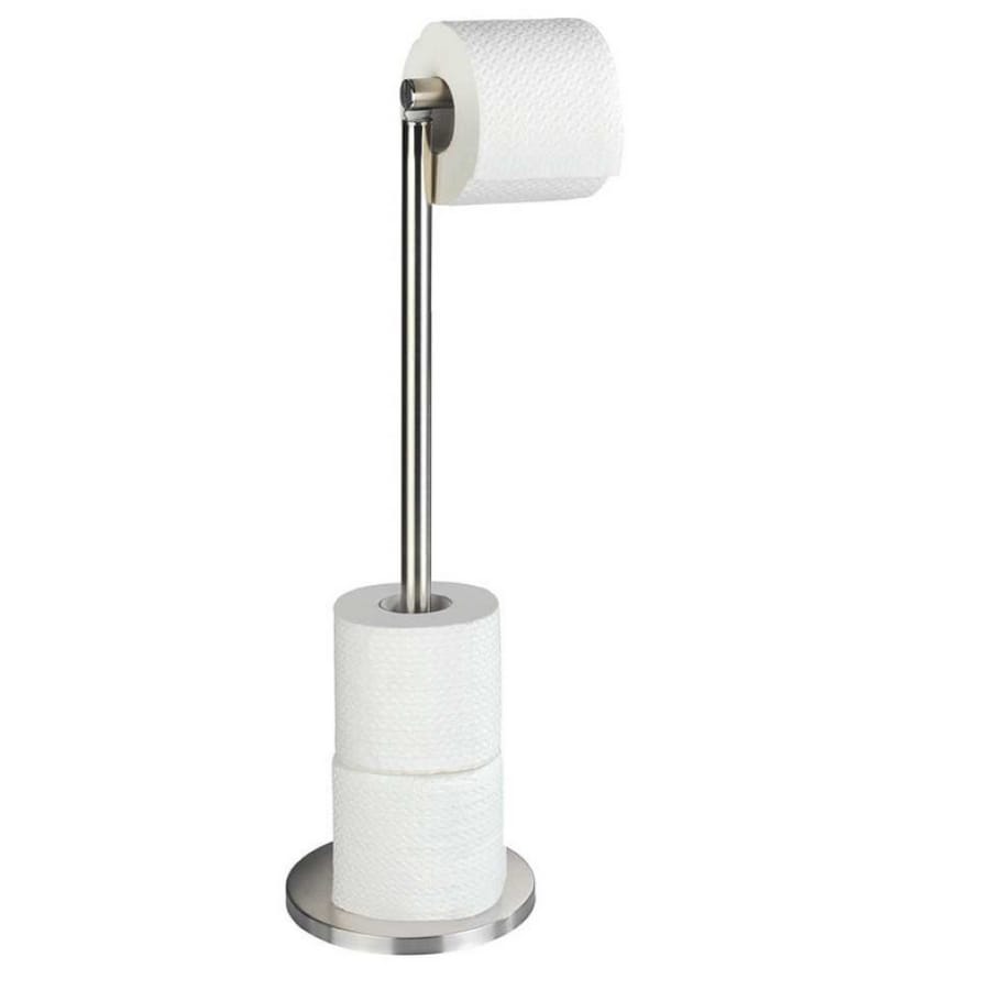 WENKO Stand-Toilettenpapierhalter 2-in-1, Edelstahl