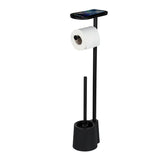 WENKO Stand-WC-Garnitur Albella, schwarz