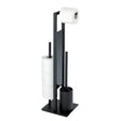 WENKO Stand-WC-Garnitur Rivalta Industrial, schwarz