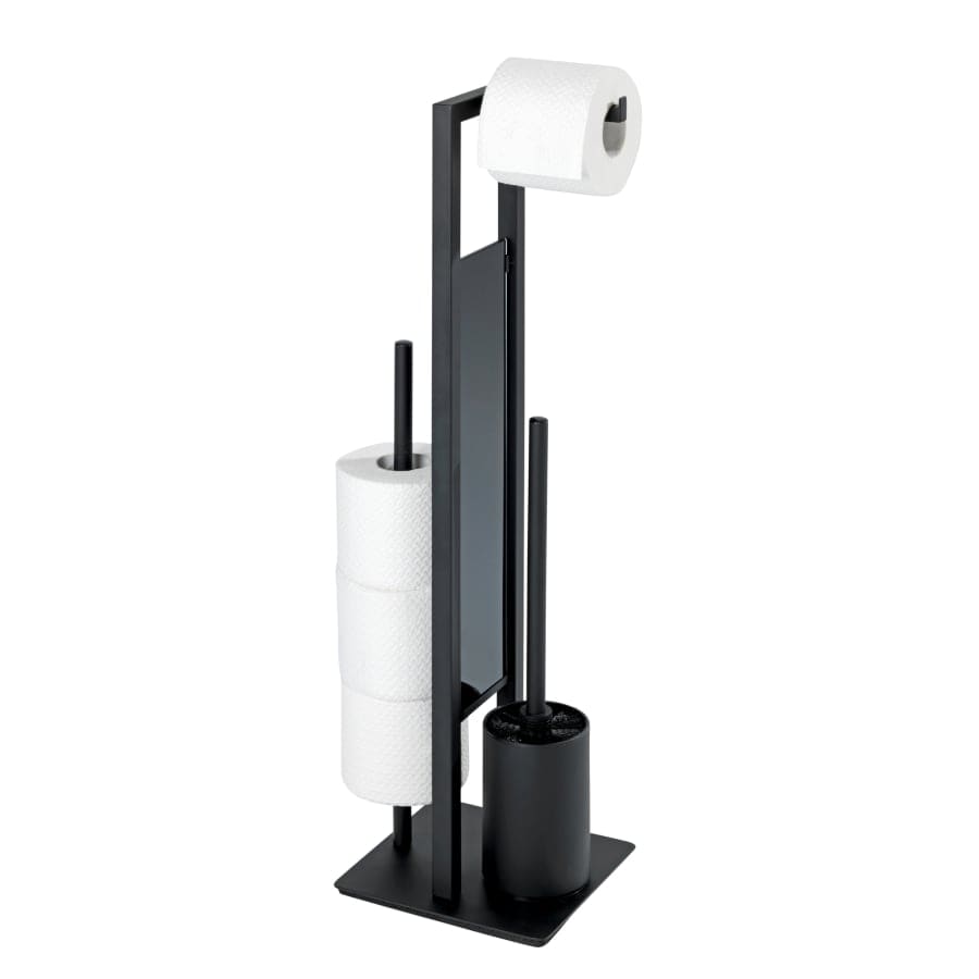 WENKO Stand-WC-Garnitur Rivalta Industrial, schwarz