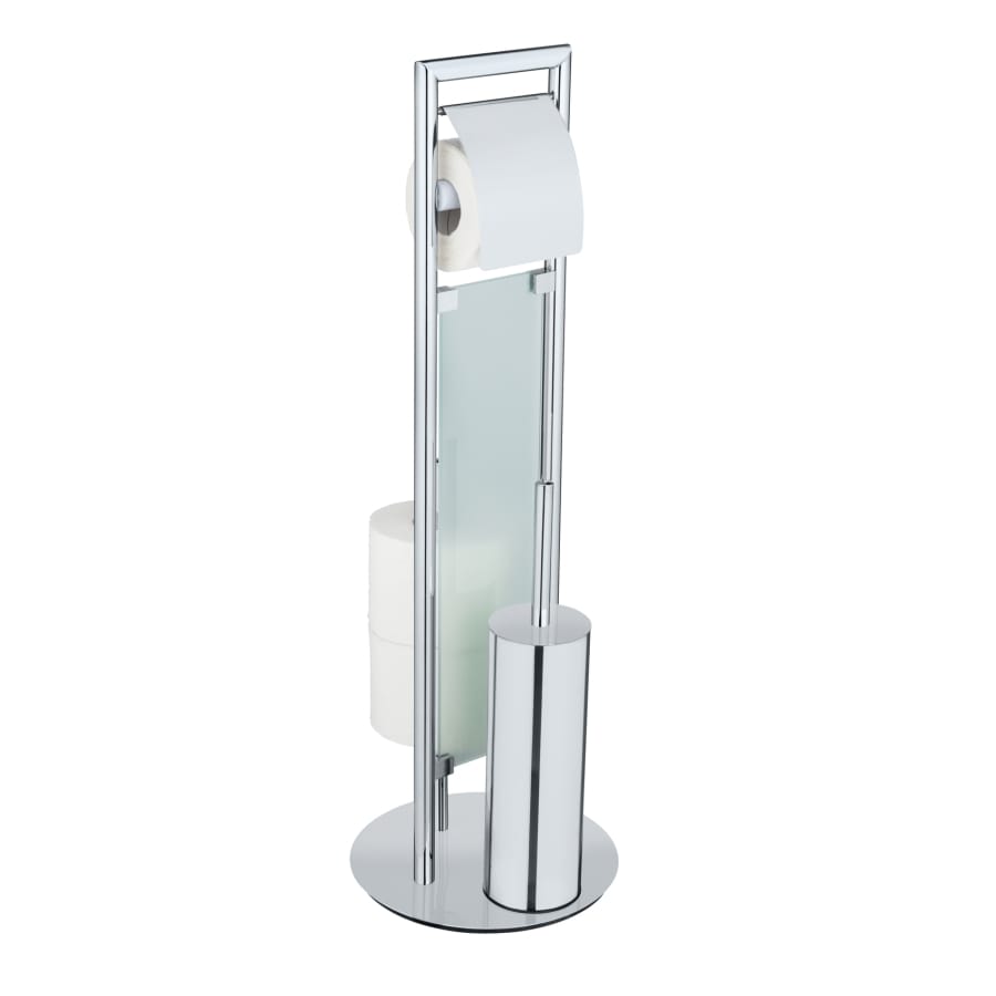 WENKO Sulmona Stand-WC-Garnitur 3in1, Edelstahl