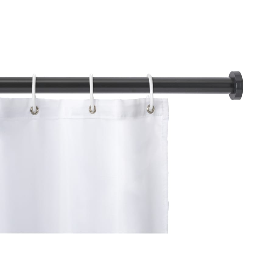 WENKO Teleskop-Duschstange Luz, 70–115 cm schwarz