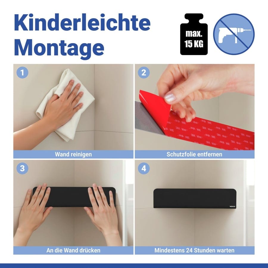 WENKO Turbo-Loc Eckablage Lizan