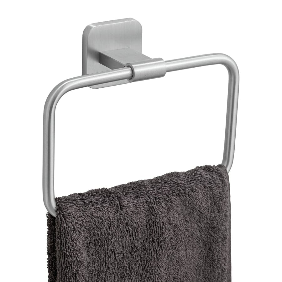 WENKO Turbo-Loc Handtuchring Porto silber