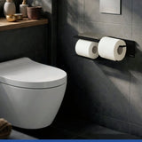 WENKO Turbo-Loc Toilettenpapierhalter Lizan mit Ablage