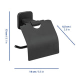 WENKO Turbo-Loc Toilettenpapierhalter Porto mit Deckel
