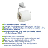 WENKO Turbo-Loc Toilettenpapierhalter Porto, offen