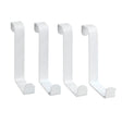 WENKO Türgarderobenhaken 4er Set, Stahl